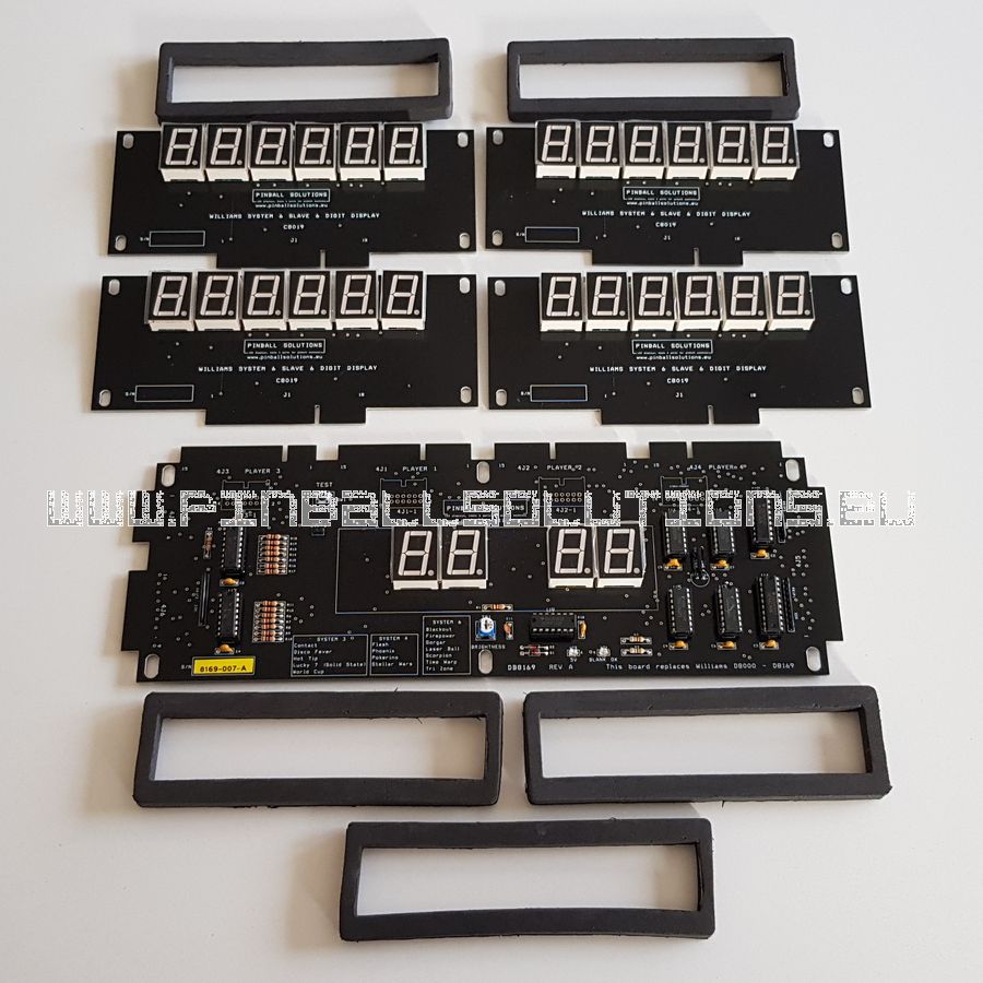 LED display for Williams pinball machines DB-8169 – Pinball Solutions