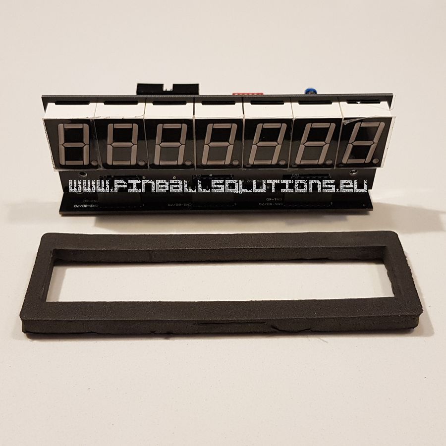 Set of LED displays for Zaccaria pinball machines – Pinball Solutions